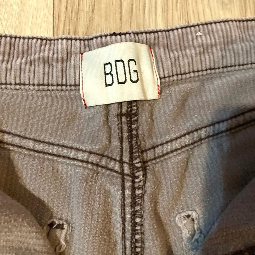 BDG Wide Leg Corduroy Pants in Mauve Brown - Picture 2 of 7
